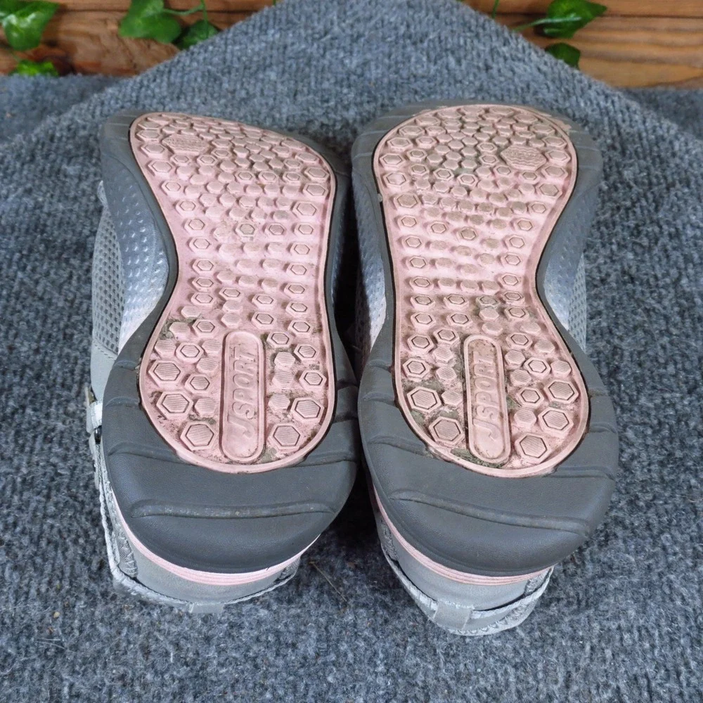 J Sport Tahoe Encore Women Walking Hiking Shoe Size 6 Water Ready Gray Pink